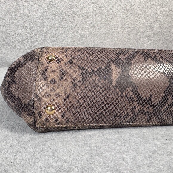 Michael Kors Jet Set Python Embossed LeatherTote Shoulder Bag - Picture 11 of 15